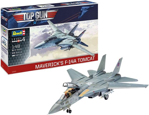 REV03865 - Maverick's F-14A Tomcat TOP GUN gevechtsvliegtuig om in elkaar te zetten en te schilderen - 1