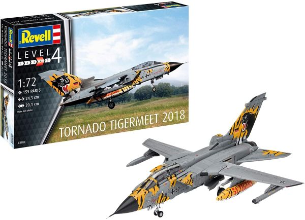 REV03880 - Tornado ECR Tigermeet 2018 gevechtsvliegtuig om in elkaar te zetten en te schilderen - 1
