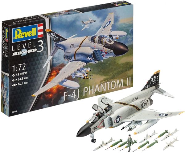 REV03941 - Bouw en schilder F-4J Phantom II straaljager - 1
