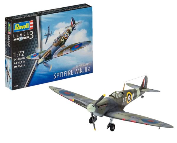 REV03953 - Spitfire Mk.IIa-vliegtuig om te monteren en te schilderen - 1