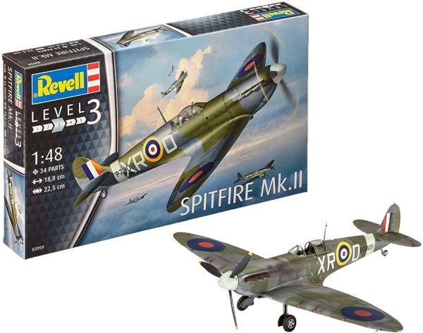 REV03959 - Vliegtuig Supermarine Spitfire Mk.II om in elkaar te zetten en te schilderen - 1