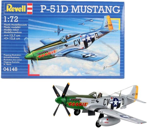 REV04148 - P-51D Mustang-vliegtuig om te monteren en te schilderen - 1