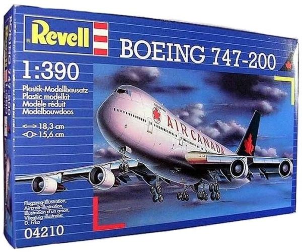 REV04210 - Vliegtuig Boeing 747-200 in elkaar zetten en schilderen - 1