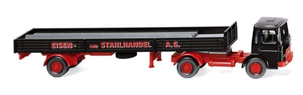 WIK048803 - MAN 4x2 met 1-assige dieplader EISEN UND STAHLHANDEL AG - 1