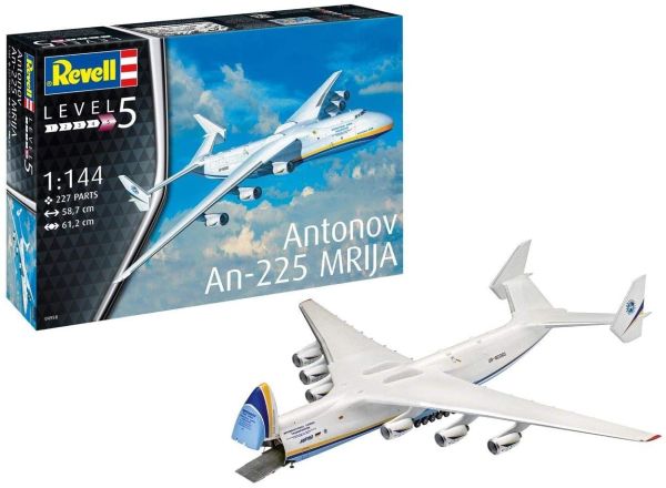 REV04958 - Vliegtuig Antonov AN-225 Mrija niveau 5 om in elkaar te zetten en te schilderen - 1
