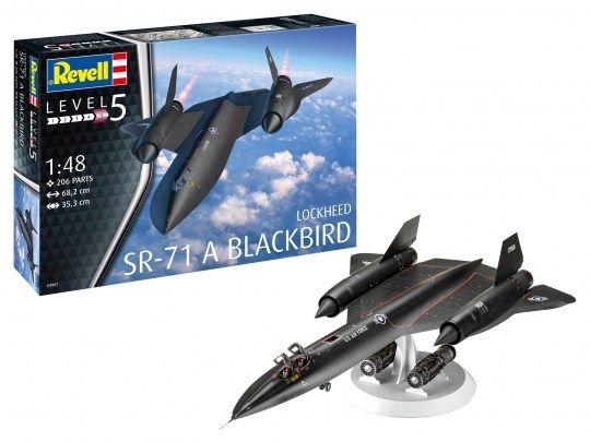 REV04967 - Lockheed SR-71A Blackbird gevechtsvliegtuig om in elkaar te zetten en te schilderen - 1