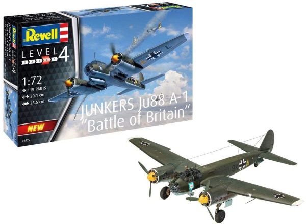 REV04972 - Aircraft Junkers Ju 88 A-1 Battle of Britain om in elkaar te zetten en te schilderen - 1