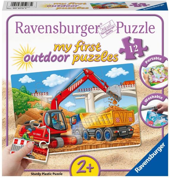 RAV05073 - Mijn eerste puzzels - 6 puzzels 12 stukjes - Mijn bouwplaats - 1