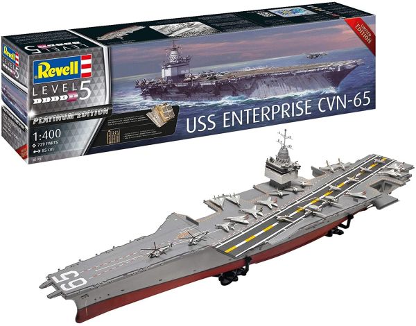 REV05173 - USS Enterprise CVN-65 boot om in elkaar te zetten en te schilderen - 1