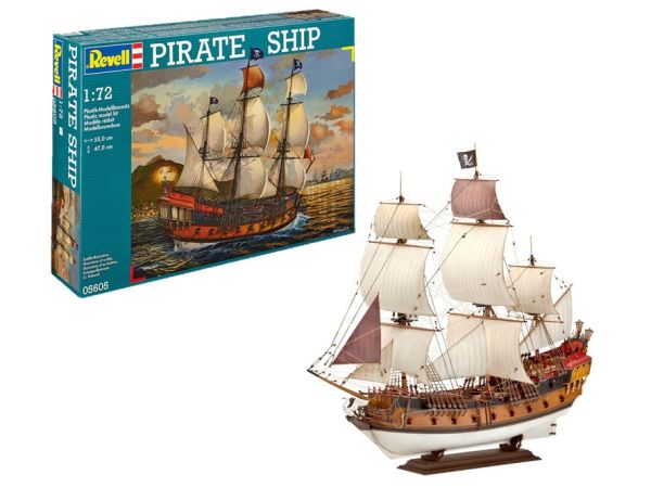 REV05605 - Piratenschip om in elkaar te zetten en te schilderen - 1