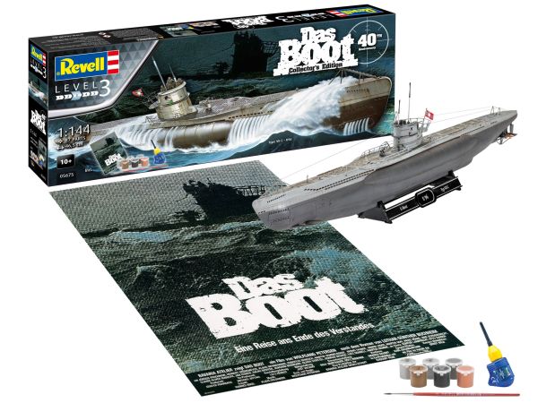 REV05675 - Das Boot Collector's Edition boot - 40-jarig jubileum om in elkaar te zetten en te schilderen - 1