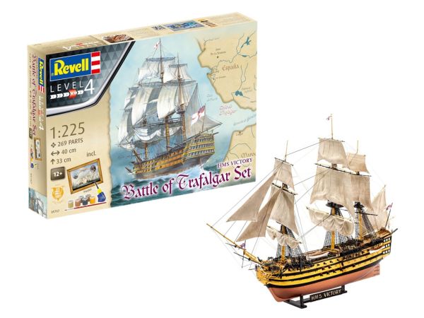 REV05767 - BATTLE OF TRAFALGAR met schilderen om te monteren en te schilderen - 1