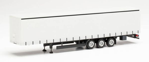 HER077002 - Witte 3-asser aanhangwagen - 1