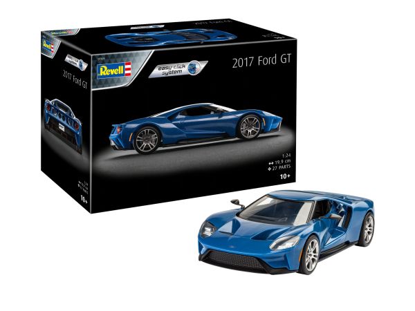 REV07824 - Easy-Click FORD GT 2017 Blauw te bouwen - 1