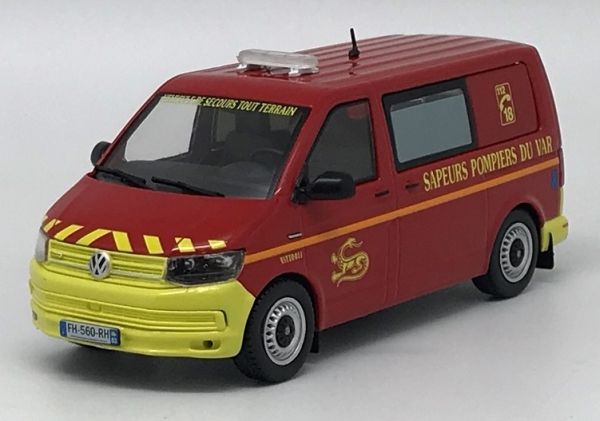ODE087 - VOLKSWAGEN T6 Pompier SDIS83 - Gelimiteerde oplage van 504 stuks - 1