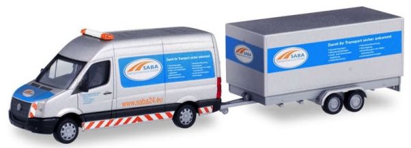 HER095068 - VOLKSWAGEN Crafter met SABA 2 assige aanhanger - 1