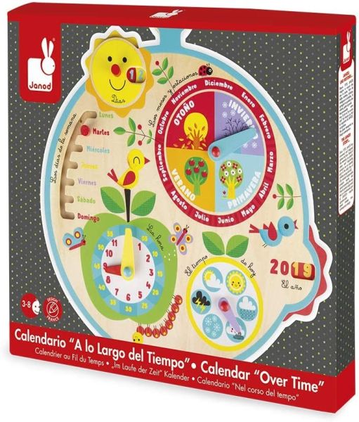 JAN09621 - Kalender-Klok Na verloop van tijd Spaanse versie - 1