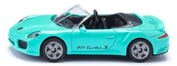 SIK1117 - PORSCHE 911 Turbo cabriolet blauw in blisterverpakking - 1