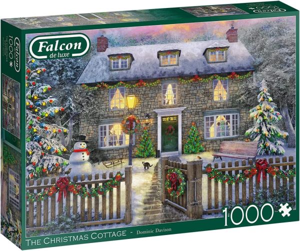 JMB11313 - 1000 stukjes puzzel kersthuisje - 1