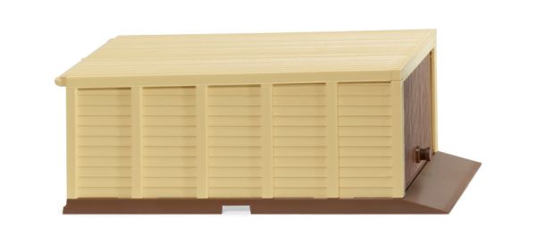 WIK114003 - Zelfbouw garage - beige en bruin - 1