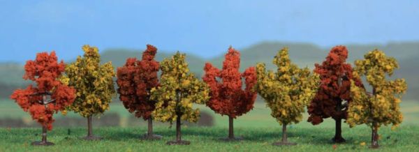 HEK1141 - 8 Herfstbomen 4 cm - 1