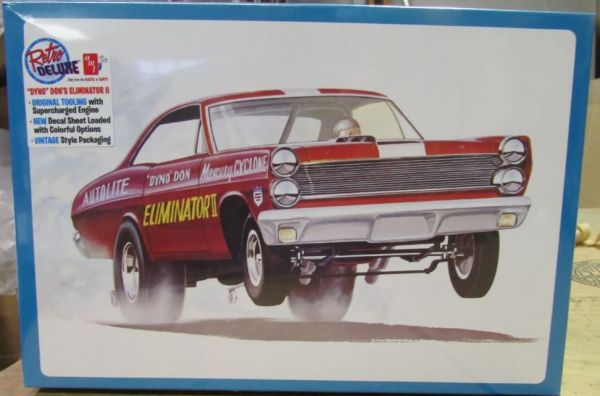 AMT1151/12 - MERCURY Cyclone Drag Car - Don's Eliminator II - Dyno om te assembleren en te schilderen - 1