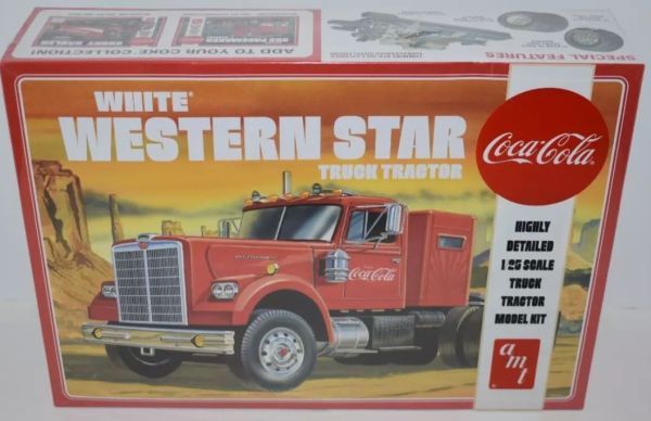 AMT1160/06 - WESTERN STAR 6x4 COCA-COLA-vrachtwagen om te assembleren en te schilderen - 1