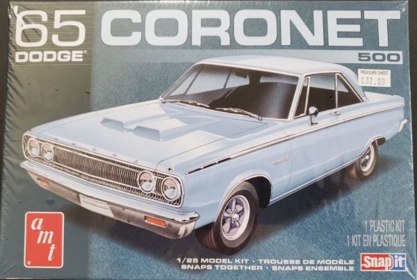 AMT1176M/12 - DODGE Coronet 1965 om te monteren en te schilderen - 1