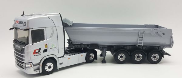 ELI118306 - SCANIA 500S 4x2 met 3-assige Fruehauf kipper - Transports PREJAM - 1