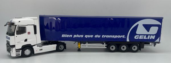 ELI118324 - RENAULT T High 4x2 2021 met overdekte Tautliner aanhangwagen 3 Assen - Transports GELIN - 1