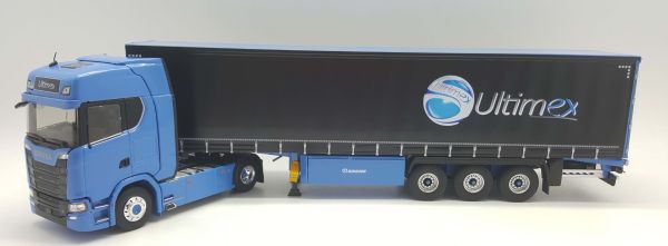 ELI118326 - SCANIA 590 S V8 4x2 met dekzeiloplegger Tautliner 3 Assen - Transport ULTIMEX - 1