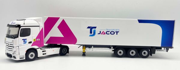 ELI118524 - MERCEDES-BENZ Actros 5 4x2 met 3-assige schuifzeiloplegger JACOT Transport - 1