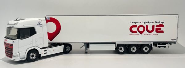 ELI118541 - DAF XG 4x2 met 3-assige koelaanhanger, COUE Transport - 1