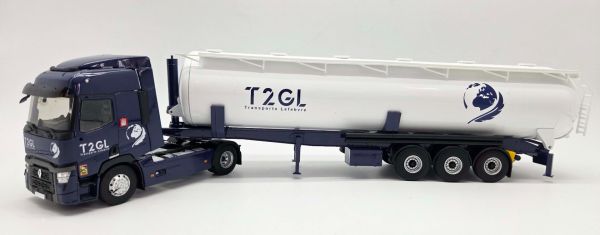 ELI118565 - 2021 RENAULT T 4x2 met 3-assige T2GL tankwagen - 1