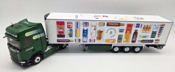 ELI118680 - SCANIA 500S 4x2 met DAGAB 3-assige koelaanhangwagen - 1