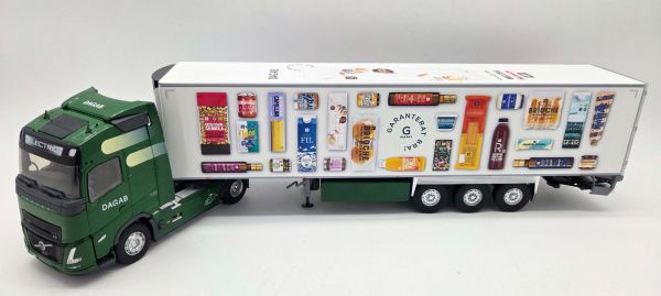 ELI118681 - VOLVO FH Aero 4x2 met DAGAB 3-assige koelaanhangwagen - 1