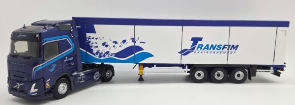 ELI118797 - VOLVO FH Aero 4x2 met 3-assige trailer met beweegbare bodem TRANSFIM - 1