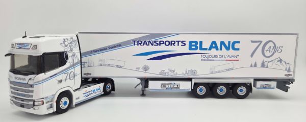 ELI118802 - SCANIA 500S 4x2 met 3-assige koeltrailer TRANSPORTS BLANC - 70 JAAR - 1