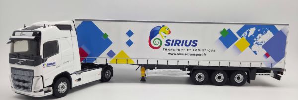 ELI118807 - VOLVO FH 4x2 2020 met 3-assige tautliner trailer met zeilen SIRIUS Transport et Logistique - 1