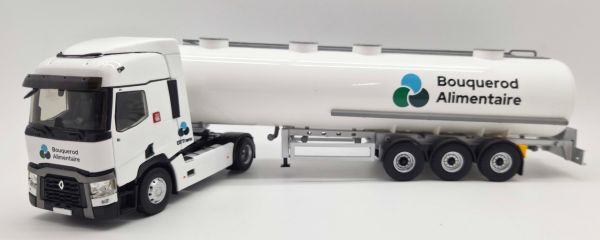 ELI118823 - RENAULT T 460 4x2 met 3-assige tankwagen, BOUQUEROD ALIMENTAIRE - 1