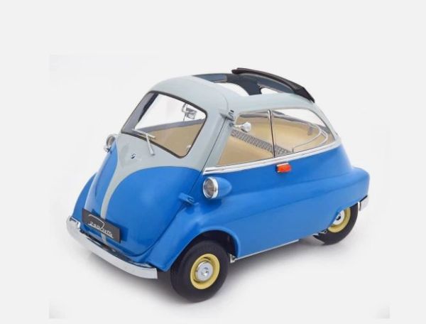 KKS120042 - BMW 250 Isetta uit 1959, blauw en wit. - 1