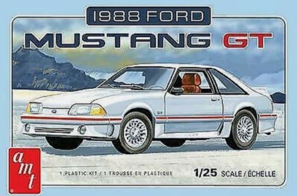 AMT1216M/12 - FORD Mustang GT 1988 om te monteren en te schilderen - 1