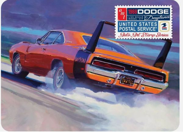 AMT1232/12 - DODGE Charger Daytona 1969 om te monteren en te schilderen - 1