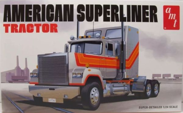AMT1235/08 - American Superliner 6x4 vrachtwagen om te monteren en te schilderen - 1