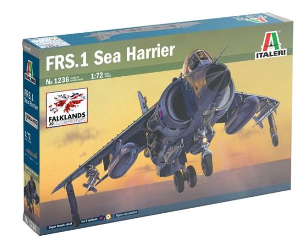 ITA1236 - SEA HARRIER FRS.1 straaljager om te assembleren en te schilderen - 1