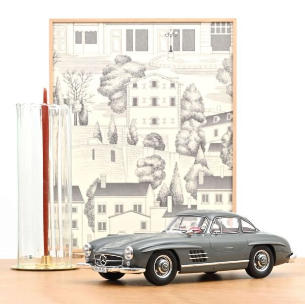 NOREV123852 - MERCEDES-BENZ 300 SL 1954 Grafietgrijs - 1