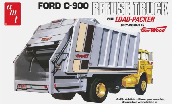 AMT1247/12 - FORD C-900 4x2 vuilniswagen om te monteren en te schilderen - 1