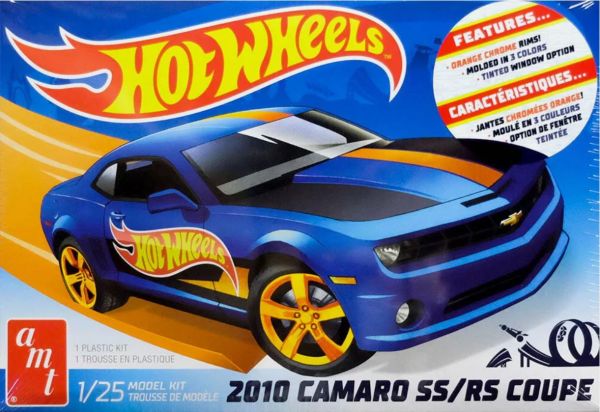 AMT1255M/12 - CHEVROLET Camaro 2010 - HOT WHEELS om te monteren en te schilderen - 1