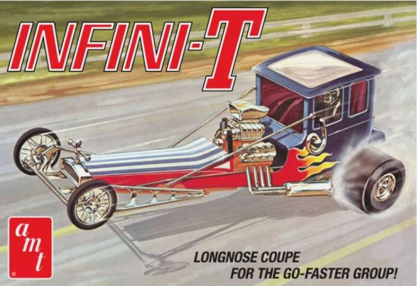 AMT1258/12 - Dragster - INFINI-T Custom om te monteren en te schilderen - 1