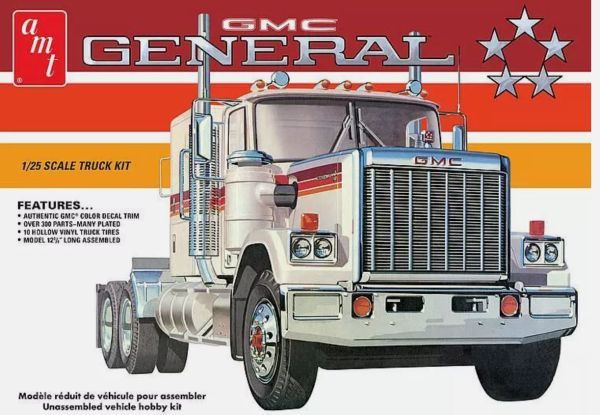 AMT1272/06 - GMC General 1976 6x4 om te monteren en te schilderen - 1